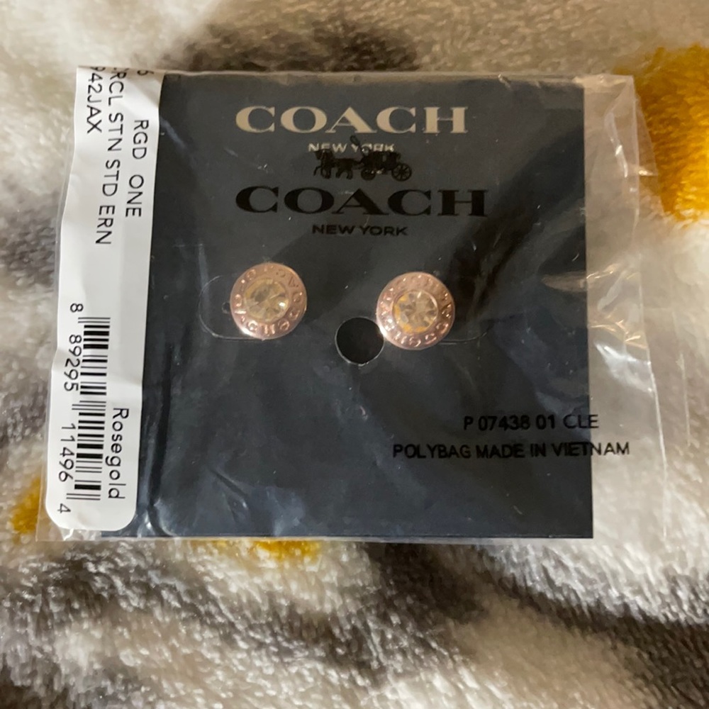 Coach Open Circle Studs